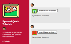 Pyramid Quick Tutorials