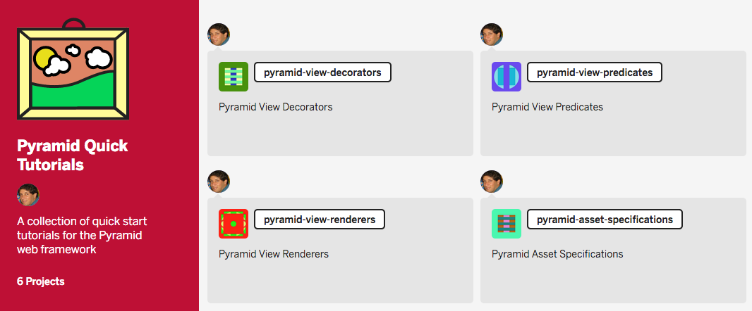 Pyramid Quick Tutorials